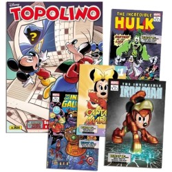 TOPOLINO 3534+LITOGRAFIA MARVEL 1-4